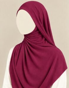 Stretch Jersey Hijab Magenta