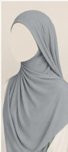 Stretch Jersey Hijab Pewter