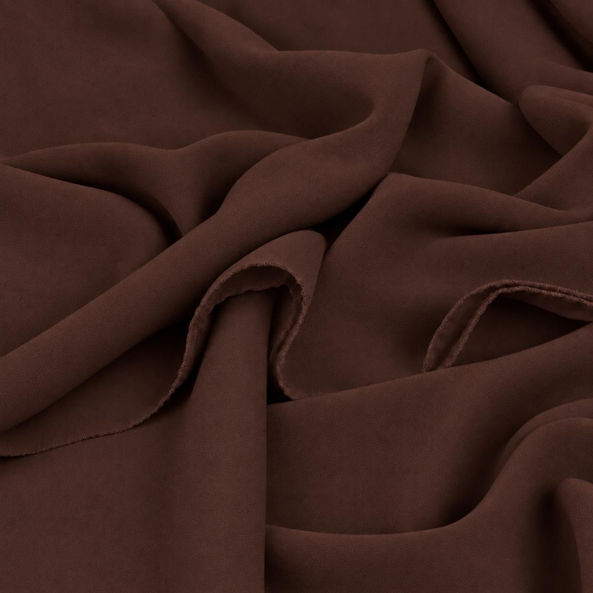 Large Square Scarf Dark Brown