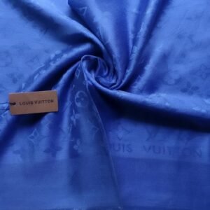 Louis Vuitton Silk Cashmere Stole Royal Blue