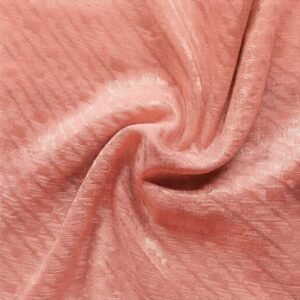 Premium Textured Viscose Hijab Salmon