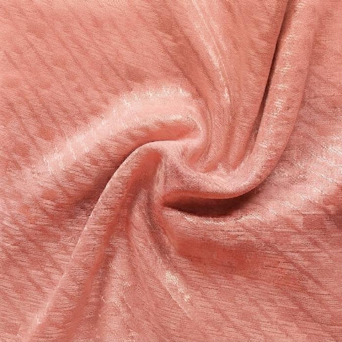 Premium Textured Viscose Hijab Salmon Premium Textured Viscose Hijab Salmon