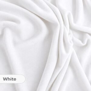 Soft Stretch Jersey Hijab White