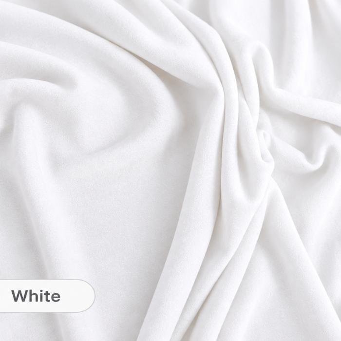 Soft Stretch Jersey Hijab White