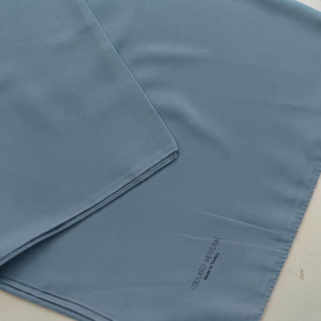 Turkish Silk-Touch Matte Scarf Stone