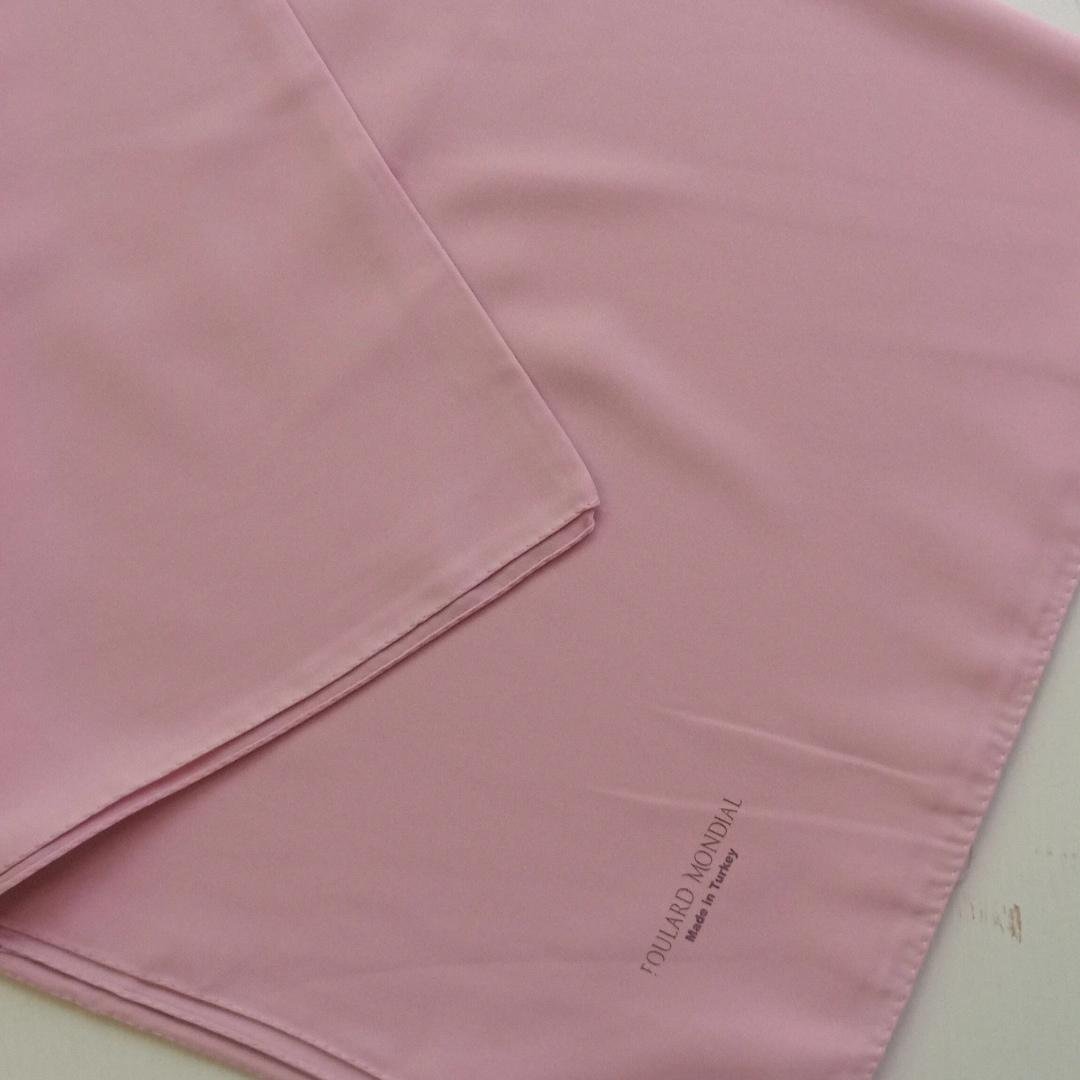 Turkish Silk-Touch Matte Scarf Tea Pink