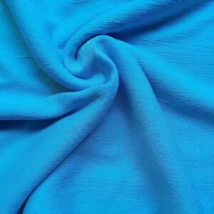 Crepe Lawn Stole Capri Blue