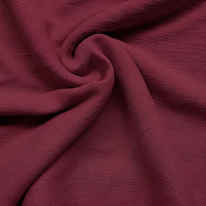 Crepe Lawn Stole Deep Berry
