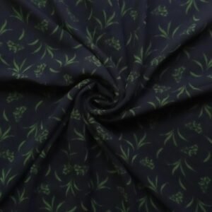 Printed Square Scarf Amber Leaf