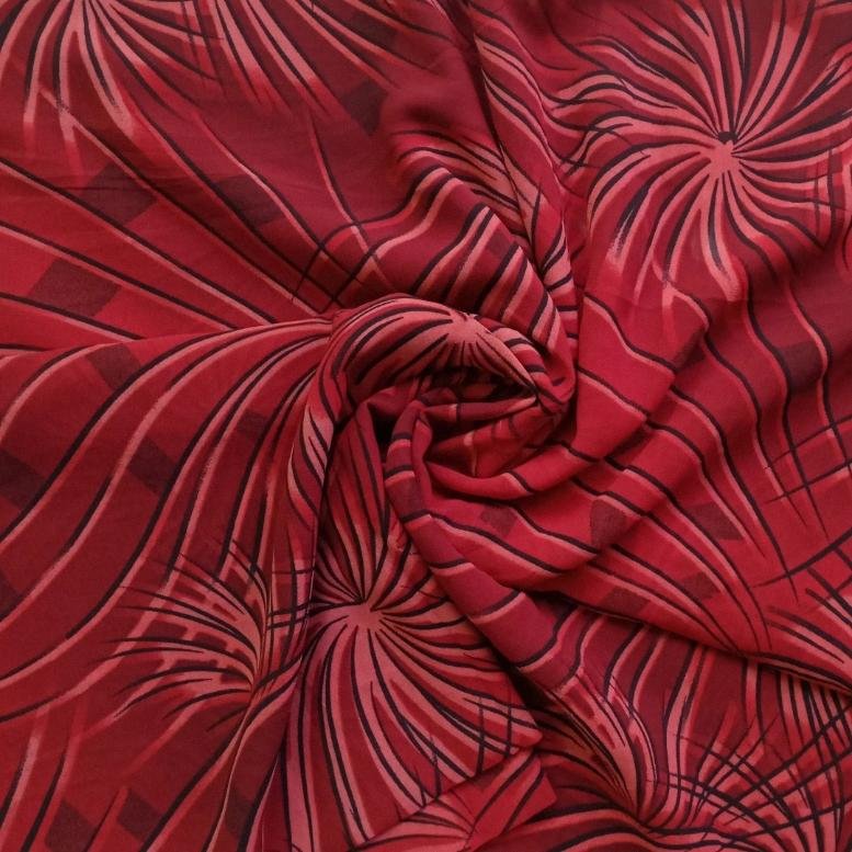 Printed Square Scarf Ocean Reef
