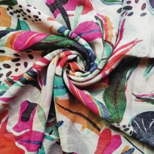 Printed Square Scarf Orchid Drift