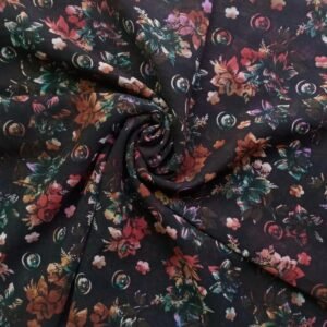 Printed Square Scarf Wildflower Meadow